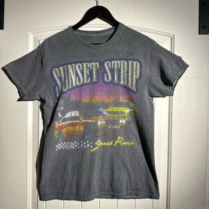 PacSun Sunset Strip Graphic Tee - Charcoal